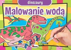 Dinozaury malowanie wodą