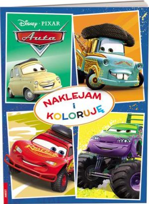 Disney auta Naklejam i koloruję NAK-9108
