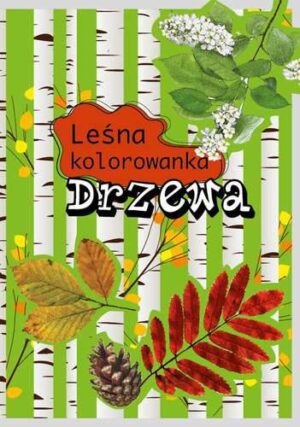 Drzewa leśna kolorowanka