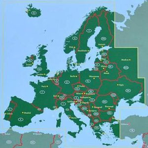 Europa atlas kompaktowy 1:1 500 000