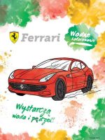 Ferrari. Wodne kolorowanie