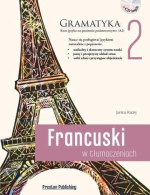 Francuski w tłumaczeniach gramatyka 2 poziom a2 + CD