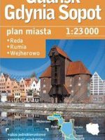 Gdańsk gdynia sopot plan miasta 1:23 000 plastik