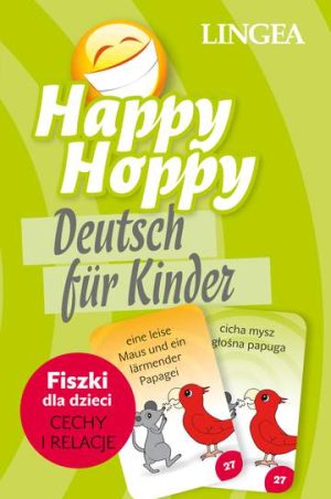 Happy hoppy deutsch fur kinder fiszki dla dzieci cechy i relacje