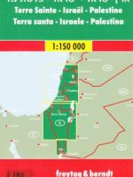 Izrael palestyna mapa 1:150 000