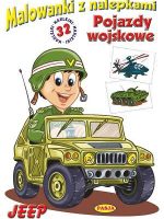 Jeep pojazdy wojskowe malowanki z nalepkami