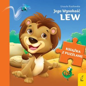 Jego Wysokość lew. Książka z puzzlami