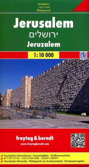 Jerozolima mapa 1:10 000