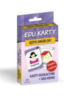 Język angielski edu karty karty edukacyjne + gra memo