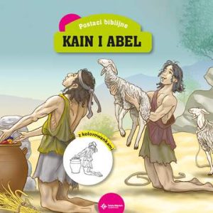 Kain i abel z kolorowankami postaci biblijne