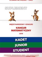 Kangur7 matematyka z wesołym kangurem 2018