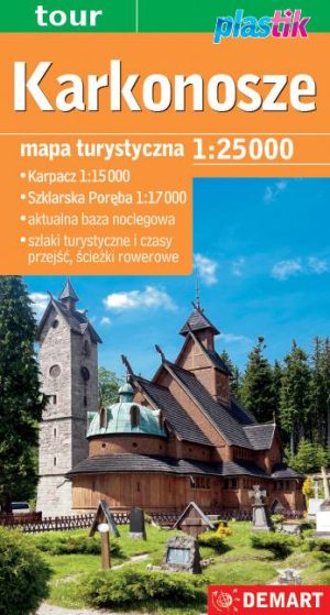 Karkonosze mapa turystyczna 1:25 000