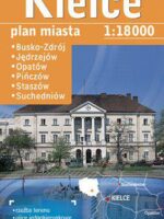 Kielce plan miasta 1:18 000 + 6 miast