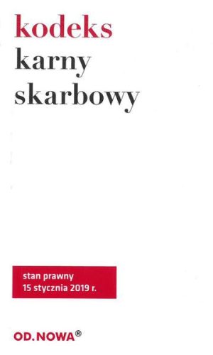 Kodeks karny skarbowy 01. 2019