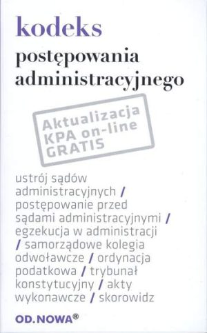 Kodeks postępowania administracyjnego 02. 2017
