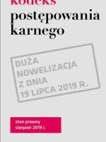 Kodeks postępowania karnego 08. 2019