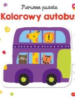 Kolorowy autobus. Akademia mądrego dziecka. Pierwsze puzzle