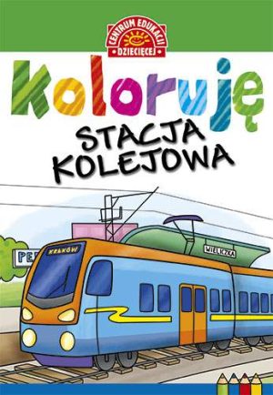 Koloruję stacja kolejowa