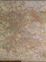 Kraków. Plan miasta 1:26 000. Mapa ścienna