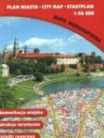 Kraków. Plan miasta 1:26 000. Mapa wodoodporna wyd. 16