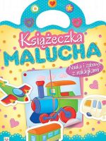 Książeczka malucha nauka i zabawa z naklejkami