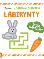 Labirynty zabawy z grubym obrysem