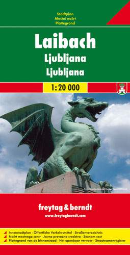 Ljubljana mapa 1:20 000