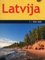 Łotwa mapa 1:500 000