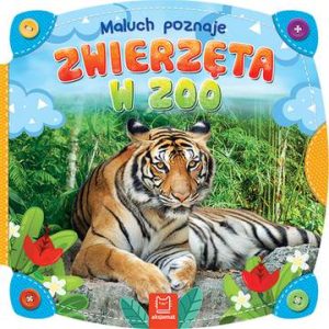 Maluch poznaje zwierzęta w zoo