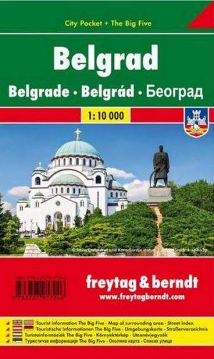 Mapa belgrad 1:10 000
