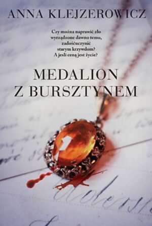 Medalion z bursztynem