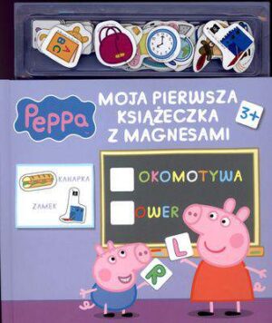 Moja pierwsza książeczka z magnesami Świnka Peppa