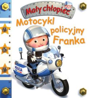 Motocykl policyjny franka mały chłopiec