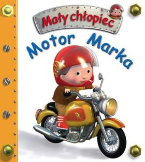 Motor marka mały chłopiec