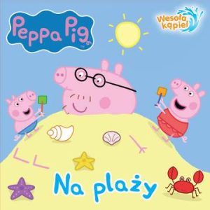 Na plaży Świnka Peppa wesoła kąpiel