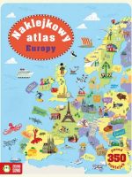 Naklejkowy atlas Europy naklejkowy album