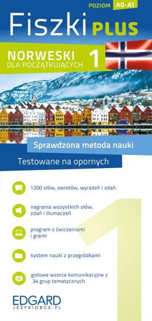 Norweski dla początkujących. Fiszki PLUS wyd. 2