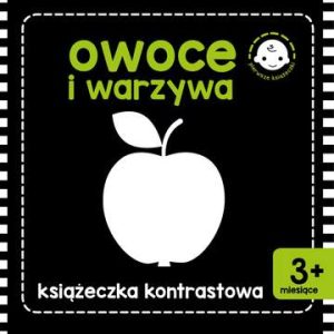 Owoce i warzywa książeczka kontrastowa