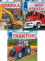 Pakiet poznajemy pojazdy koparka / wóz strażacki / traktor