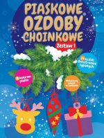 Piaskowe ozdoby choinkowe zestaw 1