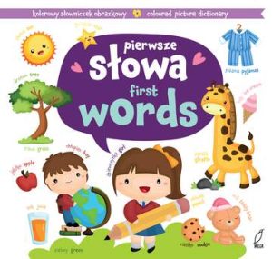 Pierwsze słowa first words książeczka z piktogramami