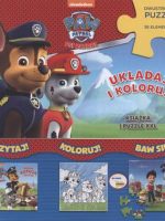 Pieski ratują alaskę Psi Patrol układaj i koloruj + puzzle