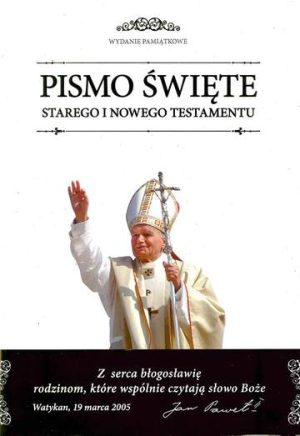 Pismo Święte starego i nowego testamentu wyd. Pamiątkowe