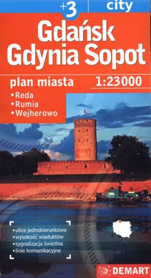 Plan miasta gdańsk gdynia sopot 1:23 000