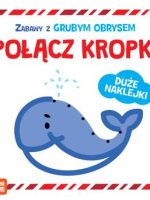 Połącz kropki zabawy z grubym obrysem