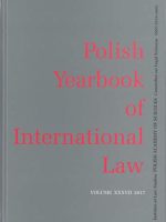 Polish yearbook of international law Tom xxxvii