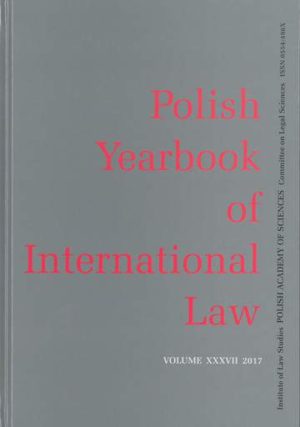 Polish yearbook of international law Tom xxxvii