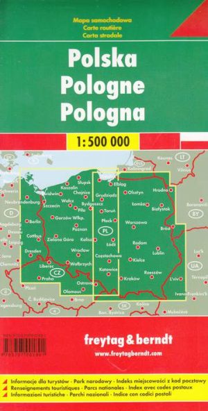 Polska mapa 1:500 000
