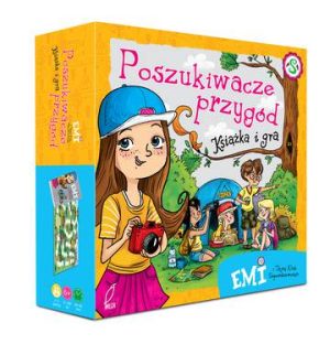 Poszukiwacze przygód książka i gra planszowa Emi i tajny klub superdziewczyn