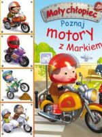 Poznaj motory z markiem mały chłopiec